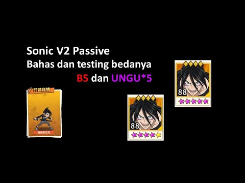 Review Sonic V2 Passive | Bedanya B5 dan Ungu 5 nya