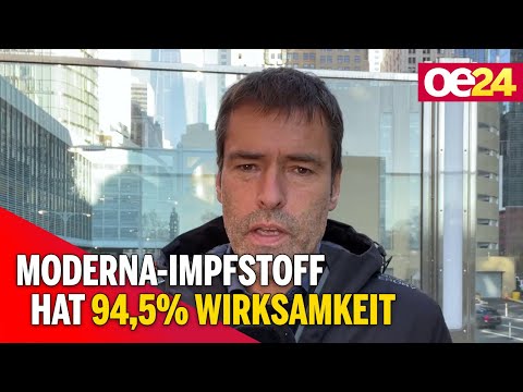 Moderna-Impfstoff hat 94,5% Wirksamkeit