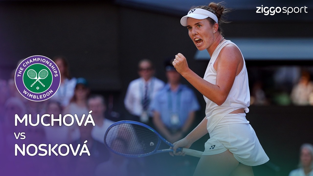 KNOTSGEKKE FINALE OP HET HEILIGE GRAS GAAT ALLE KANTEN OP!! 🔥😱 | Muchová vs Nosková | Wimbledon 2026