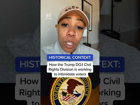 [HISTORICAL CONTEXT] How the Trump DOJ Civil Rights Division is working to intimidate voters