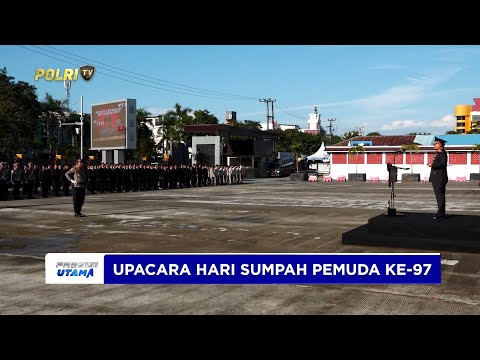 KAPOLDA KALTIM PIMPIN UPACARA SUMPAH PEMUDA KE-97 DI LAPANGAN APEL POLRESTA BALIKPAPAN