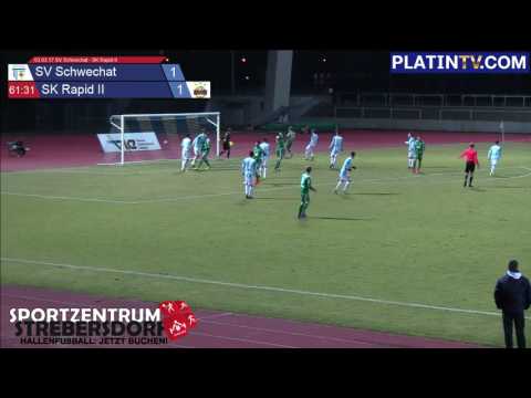 03.03.17 SV Schwechat - SK Rapid II - Highlight  (2. Halbzeit / 61:34) am 03.03.2017 20:46