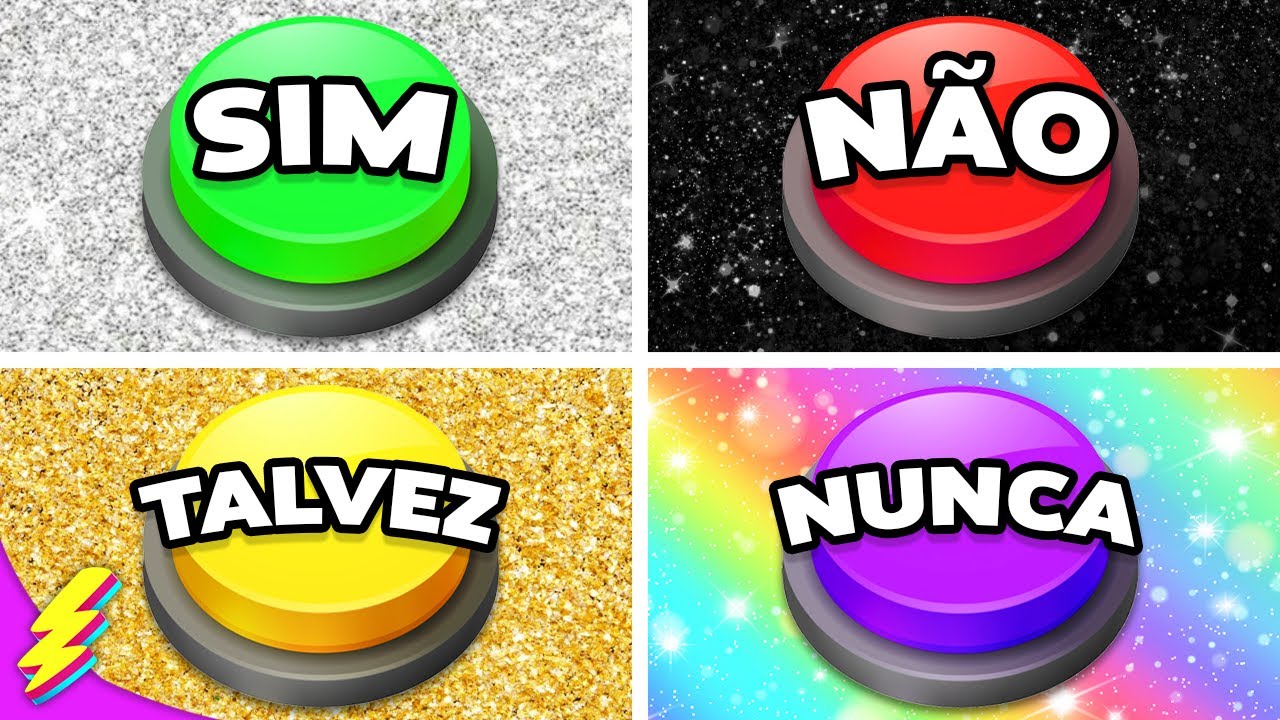 Só pode escolher UM! 🟢🔴🟡🟣