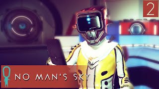 No Man's Sky Gameplay - Part 2 - Leaving The First Planet - Let's Play - Explore, Fight, Survive