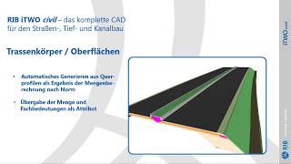 RIB Civil | CAD für den Straßen- und Tiefbau