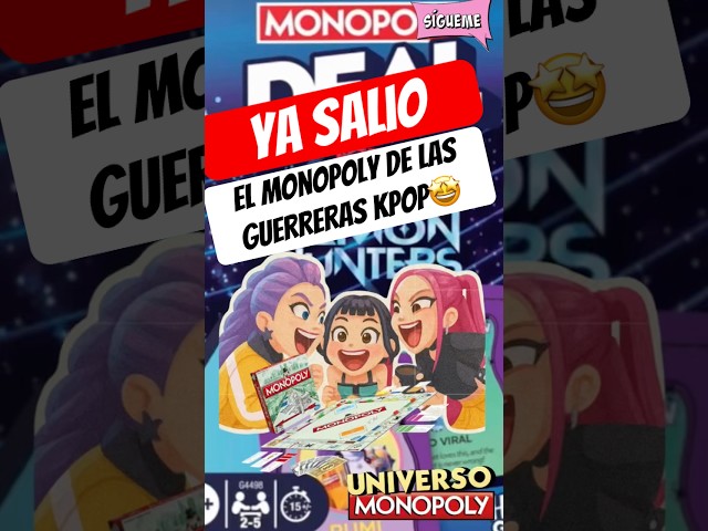Vídeo relacionado con Monopoly Oferta: Juego de Cartas KPOP Demon Hunters | Juegos Familiares para niños, preadolescentes, Adolescentes y Adultos | 2-5 Jugadores | 15 Minutos | A Partir de 8 años