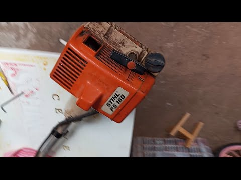 roçadeira stihl fs160 afogando quando acelera/ roçadeira Stihl não firma afoga