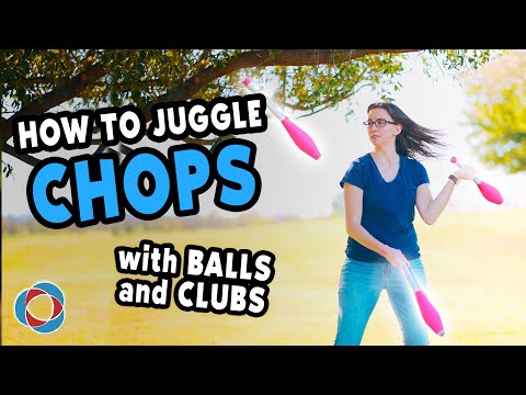 How to JUGGLE CHOPS with CLUBS and BALLS - Intermediate Juggling Tutorial