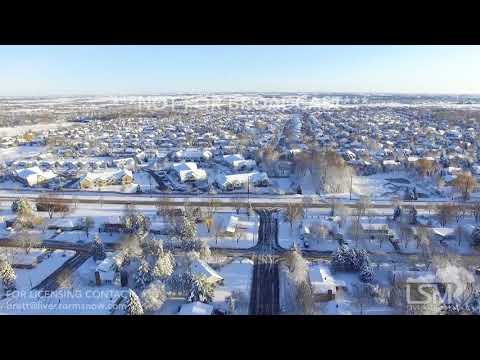 04-19-18 Madison, Wisconsin RECORD Snowfall Drone View and Drone shots of people digging out.