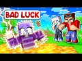 Minecraft but I HAVE BAD LUCK!