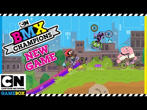 BRAND NEW GAME - BMX Champions | Mixed Shows BMX Biking GamePlay | Cartoon Network GameBox