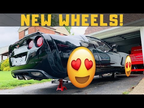 NEW WHEELS FOR MY C6 CORVETTE!