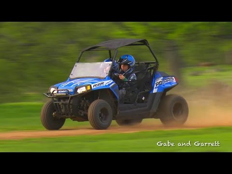 Polaris RZR 170 Crash and Rollover | Gabe and Garrett