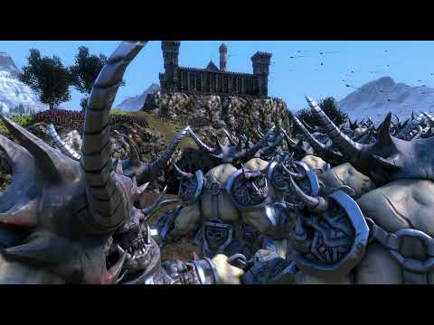 Army ORC attacked the castle of humans Ultimate Epic Battle Simulator UEBS
