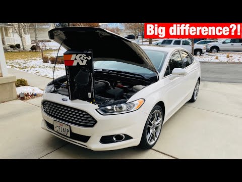 INSTALLING A K&N COLD AIR INTAKE ON A 2015 FORD FUSION ECOBOOST