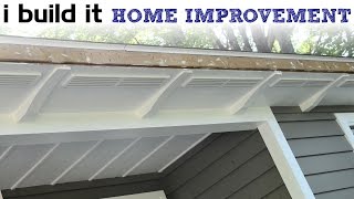 How To Make And Install Wooden Soffit Vents