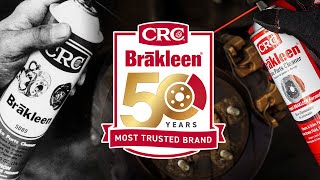 Celebrating 50 Years of CRC BRAKLEEN® Brake Cleaner
