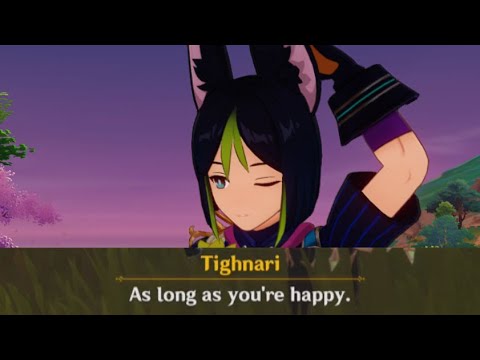 Tighnari actually lets you pet his ears?!