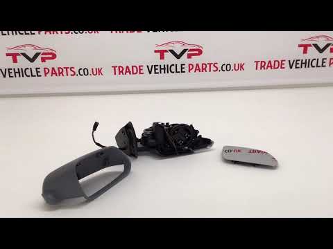 Fits Skoda Octavia 2004-2009 Door Mirror Electric Heated Manual Fold Primed Driver video