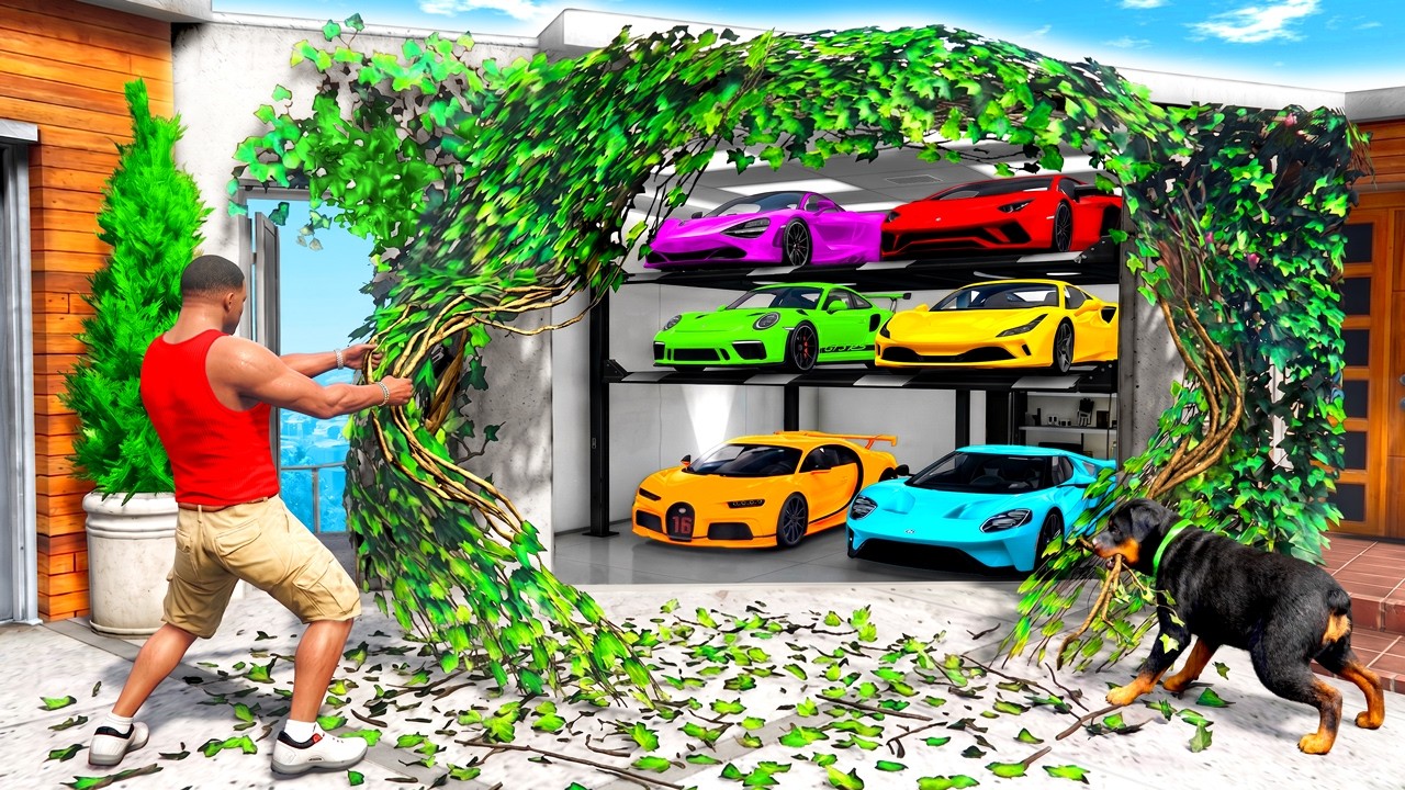 Franklin's SECRET GARAGE in GTA 5!