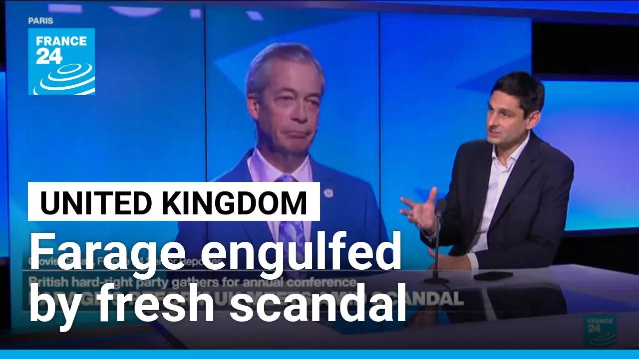 'Worst possible timing': Farage's Reform UK meets as new donation scandal hits • FRANCE 24 English