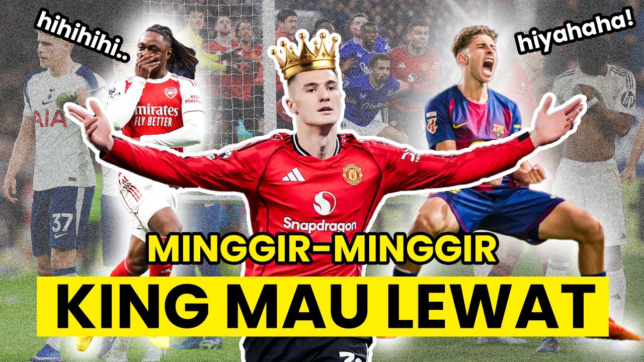 KING MU KEMBALI BERJAYA, TOTTENHAM DIGASAK ARSENAL, BARCA KEPUNCAK, REAL MADRID KALAH WKWKWK