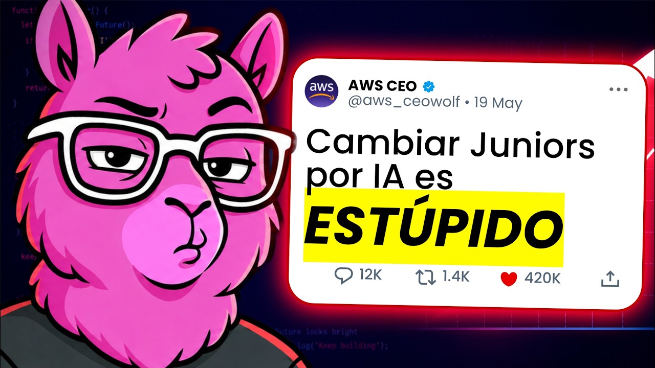 La GRAN MENTIRA de la IA reemplazando juniors