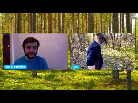 Caminhada de flores silvestres na primavera com amigos do Rouge