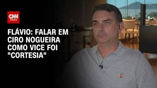 Vídeo: À CNN, Flávio diz que chapa com Ciro Nogueira como vice foi "cortesia" | AGORA CNN