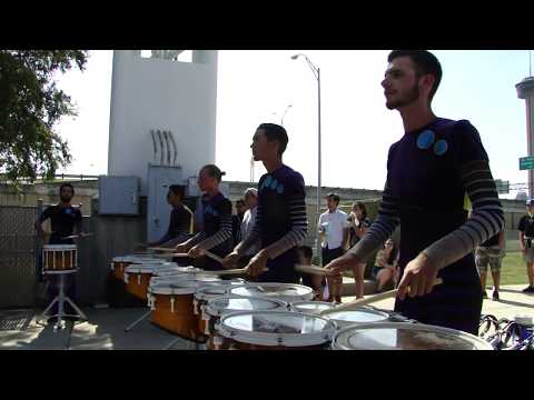 7/21/2018 DCI Southwestern Championships - The Blue Knights Tenor Section - In The Lot