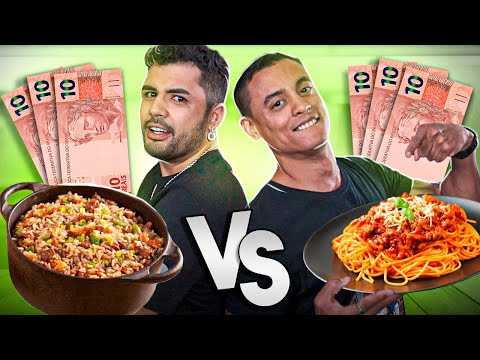 I CHALLENGED VICTOR TO COOK WITH 30 REAIS!