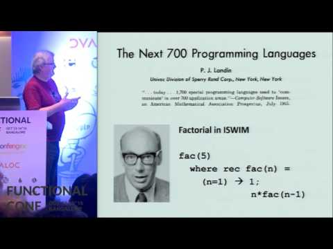 Why Functional Programming Matters by John Hughes at Functional Conf 2016