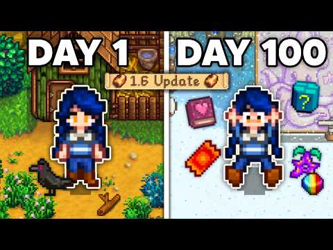 I Played 100 Days of Stardew Valley 1.6