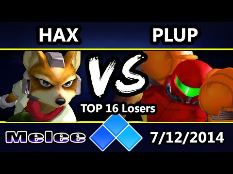 EVO 2014 - VGBC | Hax (Fox) Vs. VS | Plup (Samus) SSBM Losers Top 16 - Melee