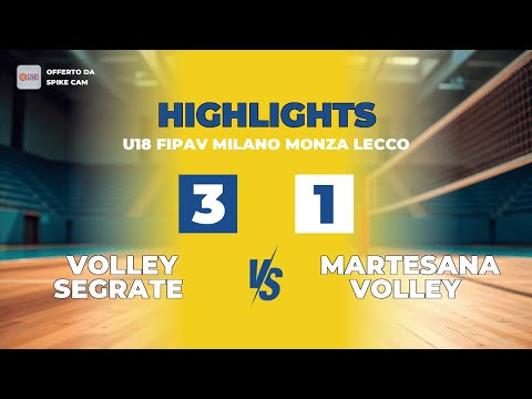 Volley Segrate vs Martesana Volley | 3-1 | Highlights | U18 Fipav Milano Monza Lecco