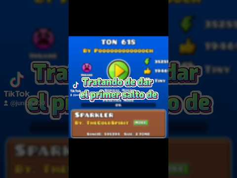 ME PASO TON 618 POR EL FIN DE AÑO😱🚨 (ni un salto xD) #humor #geometrydash