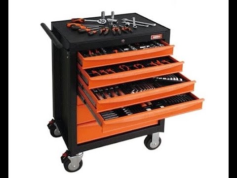 146 pcs Tool Trolley with Tools