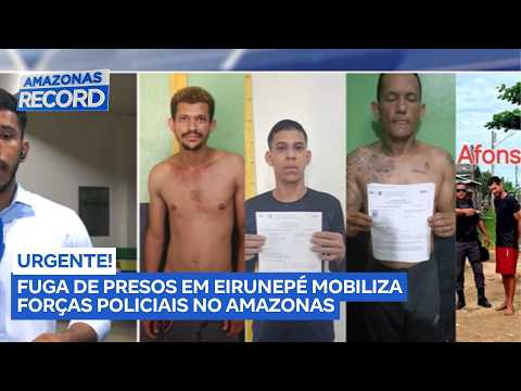 Fuga de presos em Eirunepé mobiliza forças policiais no Amazonas
