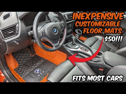 Upgrade your Auto Floor Mats with these Inexpensive Customizable Mats from Amazon