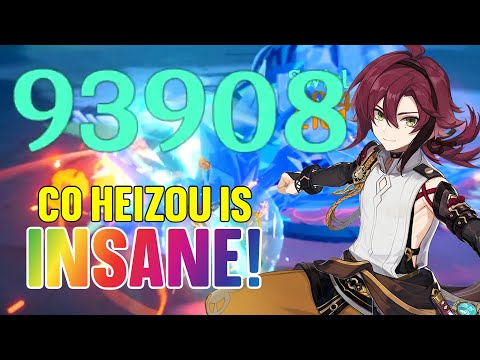 C0 Heizou Showcase | BEST F2P Character? | Genshin Impact