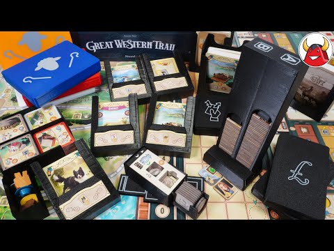 Great Western Trail New Zealand Neuseeland Boardgame Insert + Sleeves