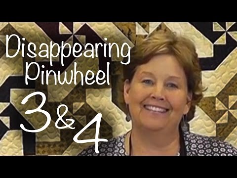 Disappearing Pinwheel 3 & 4: Easy Quilting With Layer Cakes!