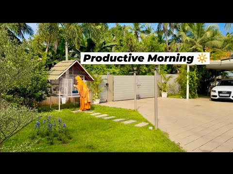 Soft & Peaceful Morning Routine 🌿 | Fish Biryani Lunch Prep | Malayalam Vlog