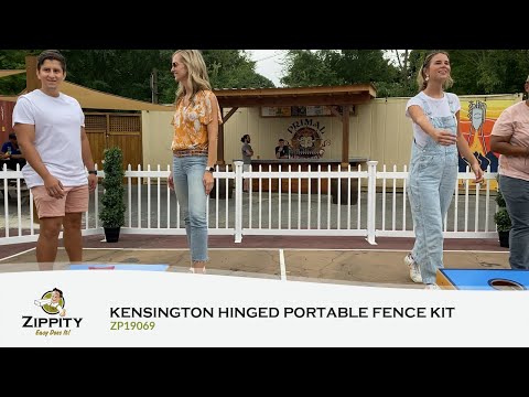 Introducing The Kensington Hinged Portable Fence Kit!