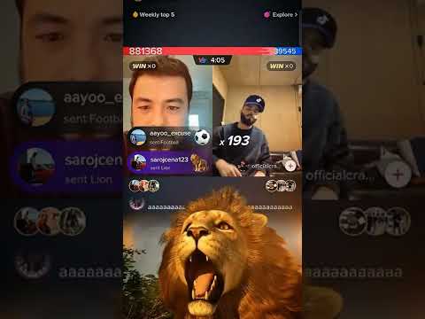 tiktok big match lion gifts