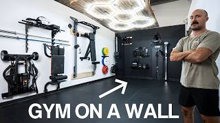 I Built An Entire Home Gym On A Wall!