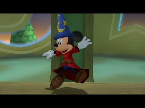 Kingdom Hearts Dream Drop Distance HD Theater Mode Scene 122- The Apprentice Practices