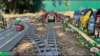 LEGO POV High-Speed Passenger Train 60051 - Testride Garden - OnBoard View
