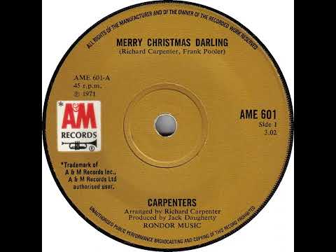 UK New Entry 1972 (4) Carpenters - Merry Christmas Darling
