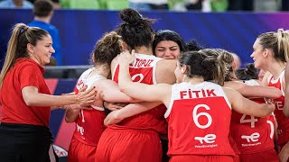 FIBA 2023 Kadınlar Avrupa Şampiyonası | Macaristan - Türkiye Maç Özeti
